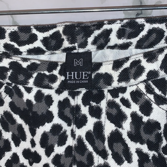 M Hue Snow Leopard Original Jean Patterned Leggings - Picture 7 of 16